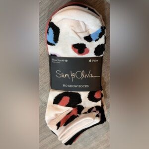 🧦 Sam and Olivia Six-Pack of Socks - Size 4-10- 6 pair 🧦